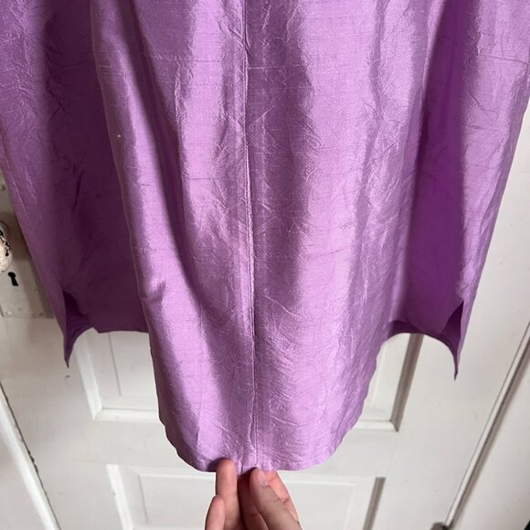 RARE Vintage Crushed Silk Hugo Buscati Tunic - Picture 8 of 8